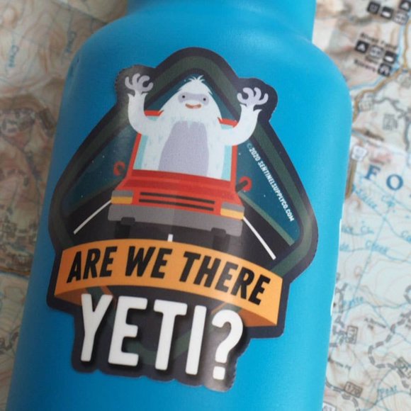 Are We There Yeti? Vinyl Sticker - Picture 2 of 2